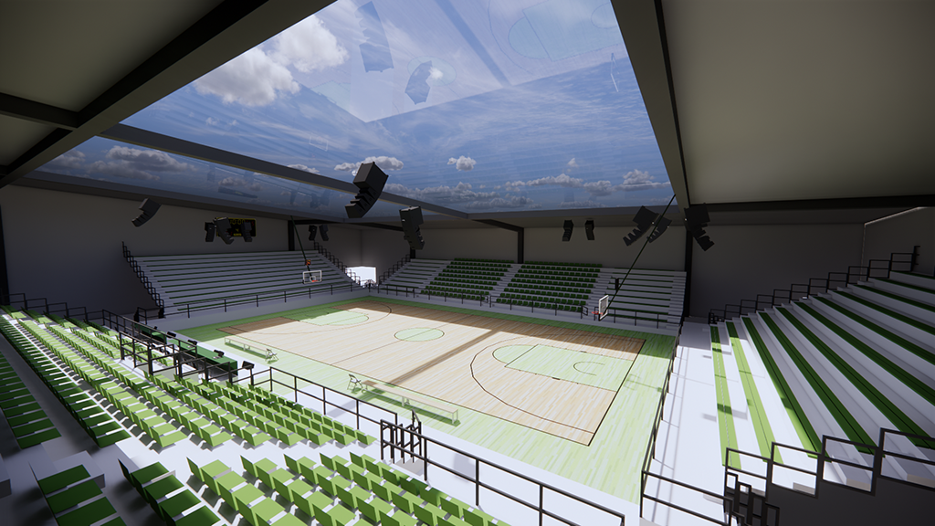 室內(nèi)體育場(chǎng)館（籃球場(chǎng)）