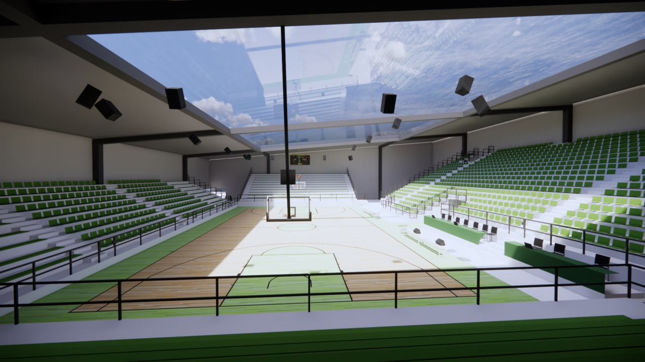 室內(nèi)體育場(chǎng)館（籃球場(chǎng)）