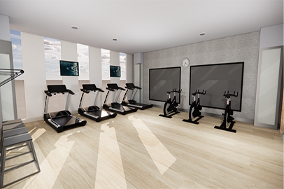 運(yùn)動(dòng)健身館（高）